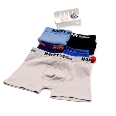 China Breathable HAPPY Digital Elastic Strap Boys Boxer Briefs for sale