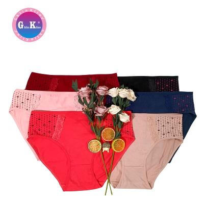 China Women's High Waist Cotton Underwear Panties Loose One Piece Plus Size Breathable Panties for sale