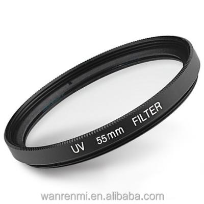 China 55mm Black Camera UV Filters for Canon Nikon Pentax Olympus Sigma Tamron Camera for sale