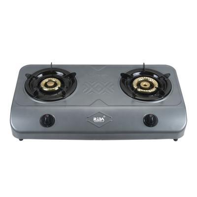 China Indoor portable hotel gray color polishment copper cap automatic cold plate gas cooker for sale