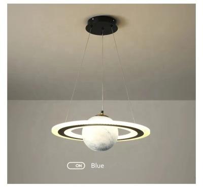 China 2021 New Design LED Pendant Lamp Kids Room Light Modern Creative Planet Lamp for sale