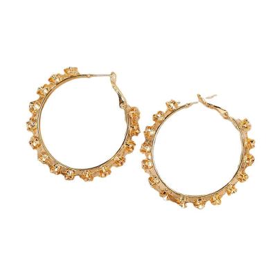 China New Hot Selling Popular Wholesale Cute Ornaments Unique Design Rose Ear Ring Earrings Flower Trend Earrings For Women for sale