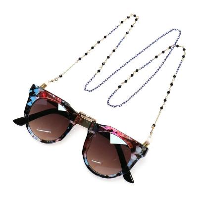 China Fashion Natural Stone Environmental Friendly Non-fading Handmade Glasses Chain Freshwater Pearl Face Cover Lanyard Holder Chain for sale