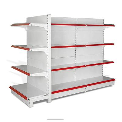 China Customized Retail Double Sided Supermarkets Shopping Mall Shelf For Product Supermarket Rack for sale