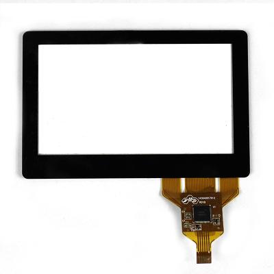 China 7 Inch Customized Industrial Waterproof Capacitive Screen Infrared Multi Touch Panel 182.2*130*2.75mm for sale