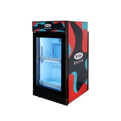 China Single-temperature New Meisda SC68FB Custom 68L Countertop Small Beverage Display Fridge With CE for sale