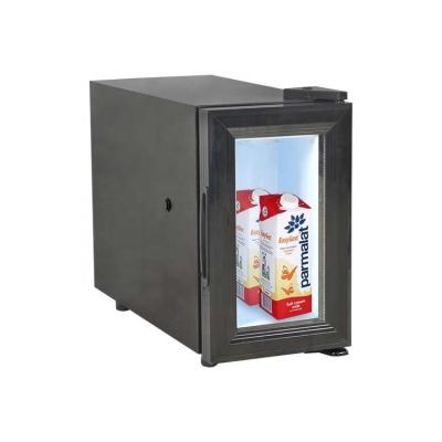 China Single-temperature Meisda 8 Liter Mini Display Milk Cooler Ice Cream Fridge for sale