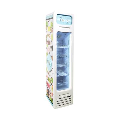 China SD105BG 105liters Single-temperature Round Refrigerator and Freezer Commercial Chiller Freezer for sale