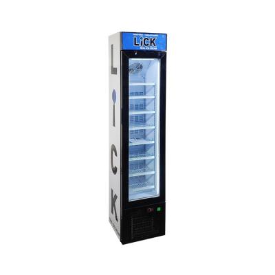 China Single-Temperature Meisda SD105B Commercial Slim Upright Freezer With Single Glass Door for sale