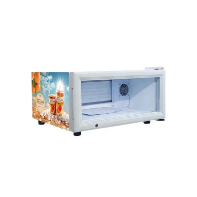 China Single-temperature Cooler Meisda SC25H 25L Flat Display Glass Door Refrigeration Equipment for sale