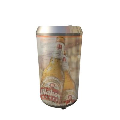 China Single-temp Meisda 65L Party Beer Barrel Cooler 0~10 Temperature Electric Round Party Cooler for sale