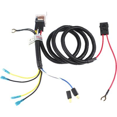 China Plastic FARBIN Horn relay wire harness Kit for Car Truck 80a 4pin Spst Normally Open (Relay 4 pin Double Horn Wiring Harness, 12V) for sale