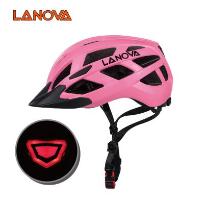 China Adult safety helmet bicycle helmet manufacturer with LED lights in China for adults and children for sale