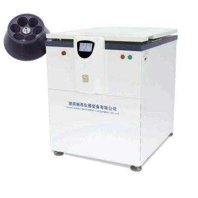 China 6000rpm Low Speed Refrigerated Centrifuge Machine Large Capacity 6x1000ml 4KW for sale