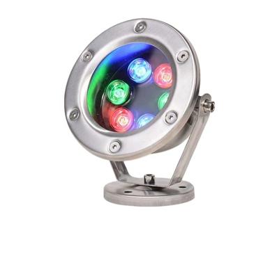 China LANDSCAPE 3W 6W 9W 12W 15W 18W 24W 30W 36W 48W IP68 RGB DMX Outdoor Waterproof Stainless Steel Led Spotlight Underwater Light for sale