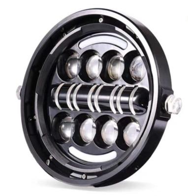 China Motorcycle Aluminum Housing Headlight 7 Inch Led With Halo/Singal Turning Light For Harley For Harley Vehicles Trucks For Jeep Wrangler Harley for sale