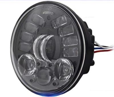 China Durable Motorcycle Angel Headlight 27 Watt Led Fog Light Far And Near Light With Strobe Function 18w Motorcycle Headlight for sale