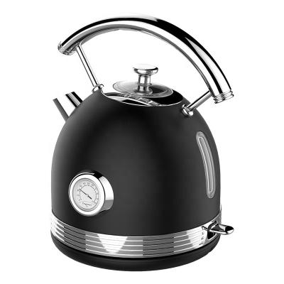 China European Retro 360 Degree Rotation Base Kettle With 1.7L Stainless Steel Kitchen Appliances Fast Boiling Electric Kettle for sale