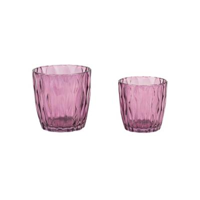 China Durable Classic Style Set Of 2 Golden Mercury Glass Tea Light Holders Votive Candle Holders For Wedding Party Home Decor for sale