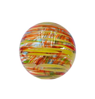 China Wholesale Customized Ornaments Creative Murano Glass Ball China Art Glass Decorative Ball For Living Room For Home Decor For Gift for sale