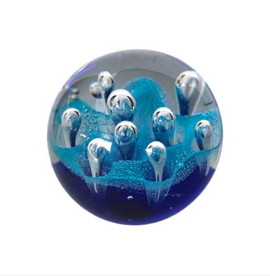 China Wholesale Glass Ball Home and Garden Decoration China Hand Blown Glass Ball Decorative Art Ornament for Indoor Outdoor for sale