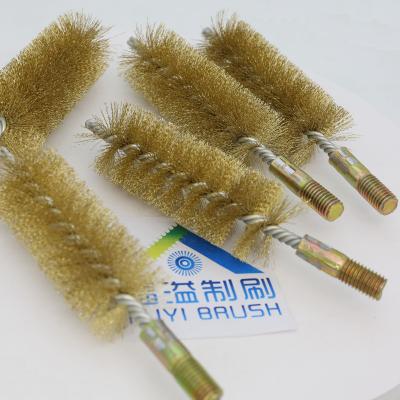 China Factory wire tube brass brush and driving sprial bent tools for sale