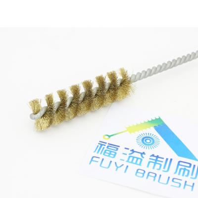 China Conduit Metal Wire Twisted In Wire Brush Wire Leg Tubing Conduit Brush for sale