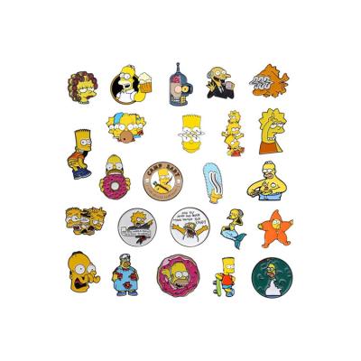 China Wholesale Custom Enamel Pin Badge Cartoon Anime Metal Character Lapel Pin from China Manufacturer for sale