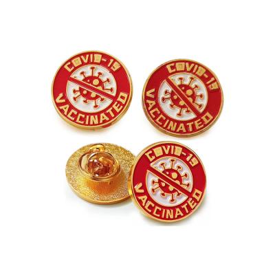 China Factory direct supply from Europe suitable for school metal lapel pin badge metal enamel pin medal custom for sale