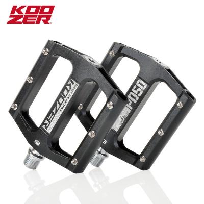 China Lighter Weight Koozer PD50 MTB Pedal 3 Flat Bearing CR-MO Axle Super Light Alloy 365g For XC BMX Cross Country With Non-Slip Steel Pin for sale