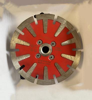 China Granite Manufacturers Supply High Quality 125mm Flange T-Type Aluminum Diamond Saw Blade Stone Cutting Blade for sale