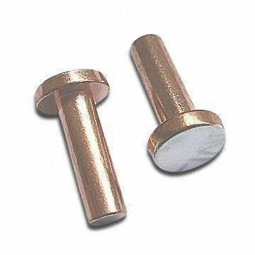 China stable AgCdO silver alloy Bimetal Electrical Contact Rivets for relay for sale