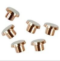 China AgSnO2 Silver Alloy Electrical Contact Rivets for Circuit Breaker , 5mm Head diameter for sale