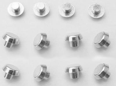 China switch / Circuit Breaker Solid Silver electrical contact rivet , electric contacts for sale