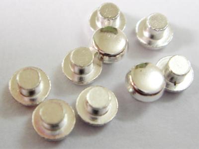 China high conductivity stable Electrical Switch Contacts , Silver Contact Rivet for sale