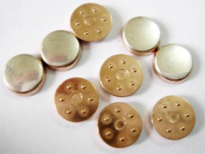 China Button Contactor Electrical Contacts , AgCdO Silver Alloy Contact Material for sale