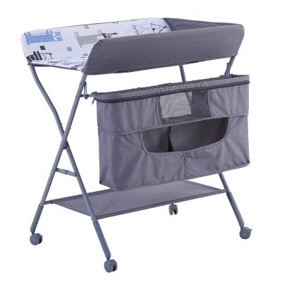 China 300D ASTM F2388 EN12221 Cloth Netting Folding Diaper Table Station And Baby Crib Changing for sale