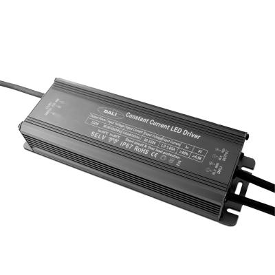 China Dimmable Silm LED Driver 12V 24V DC Output 150W Waterproof Dali Power Driver 220*70*40mm for sale