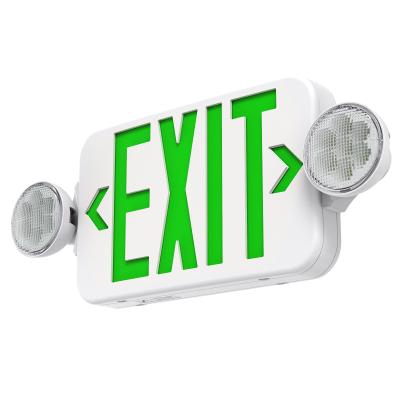 China Lighting Exit Sign With Emergency Lights Emergency Exit LED Light Green Emergency Light for sale