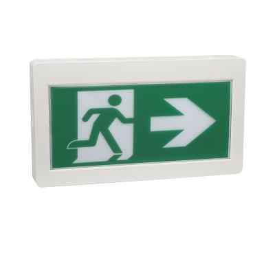 China Lighting Canada Standard Green Combo Man Exit Sign LED Emergency Lights Exit Sign Green Running Light for sale