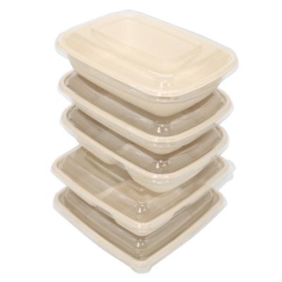 China Biodegradable Round Pulp Bowl Natural Product Pulp Packing Box Material Pulp Tray Disposable Salad Bowl for sale