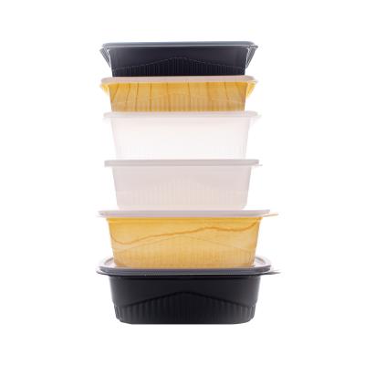 China 100% Food Grade Materials Microwave Bento Box Fast Food PP Plastic Lunch Boxes for sale