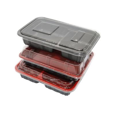 China 100% Food Grade Materials Microwave Blister Packaging PP Material Bento Lunch Boxes for sale