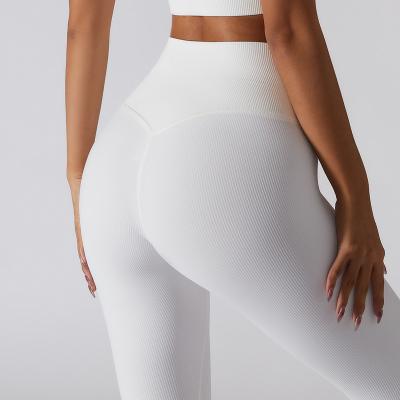 China Breathable Yoga Pants Workout Tight Tik Tok Scrunch Custom Women's Yoga Panty Sportswear Leggings Sexy Waist Gaiters Women's Yoga Pants for sale