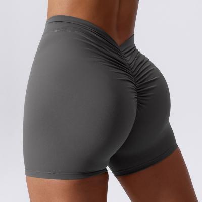 China Breathable Sexy Women's High Waist Fitness Gym Shorts Shorts Women's Yoga Shorts Girls Peach Hip Workout Panties Custom Logo OEM for sale