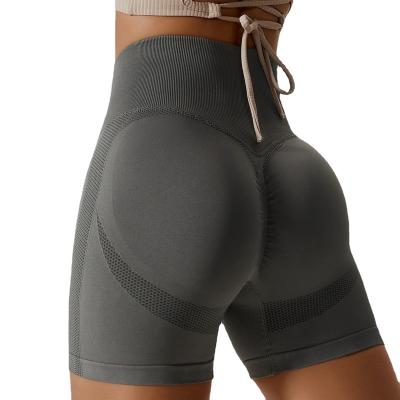 China 2023 Fitness Seamless High Waist Yoga Gaiters Workout Breathable Lifting Yoga Pants Butt Crack! crack! sports that the gym shorts women for sale