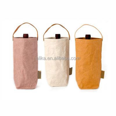 China Custom Insulated Wine Cloth Wine Bottle Wrapping Paper Cooler Bag Waterproof Logo Washable Waterproof Insulated Thermal For Wine Bottle for sale