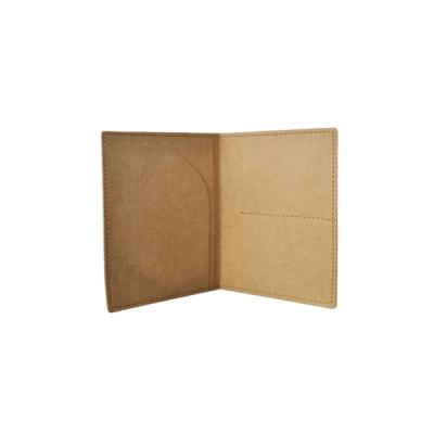 China Waterproof Green Kraft Paper Field Custom Washable Personalized Passport Holder for sale