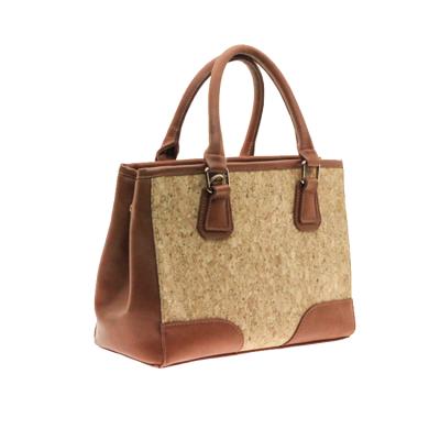 China Fashion Fashion Women Cork Bag Cork Wood Fabric Handbag Portugal Handbags for sale