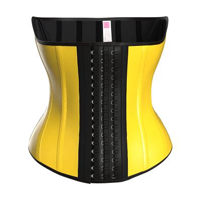 China Antibacterial Dropshipping New Design Waist Trainer 11.5 Inch Latex Corset Women Plus Size 13 Steel Bondage Trainer Vest With Hooks 6XL for sale